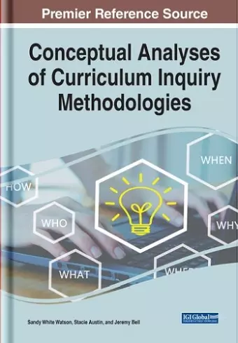 Conceptual Analyses of Curriculum Inquiry Methodologies cover