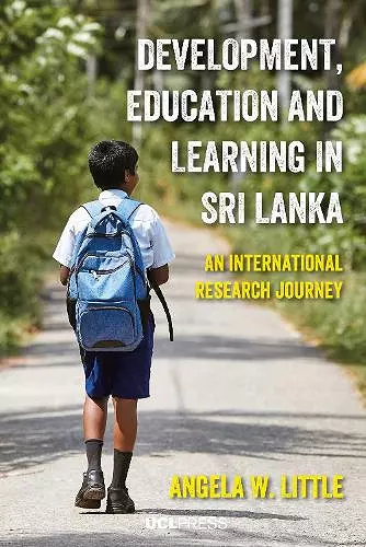 Development, Education and Learning in Sri Lanka cover