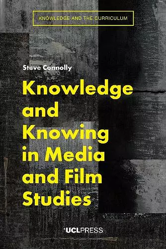 Knowledge and Knowing in Media and Film Studies cover