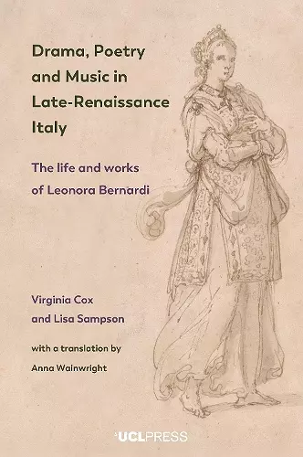 Drama, Poetry and Music in Late-Renaissance Italy cover