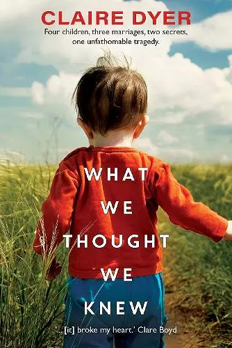 What We Thought We Knew cover