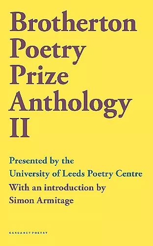 Brotherton Poetry Prize Anthology II cover