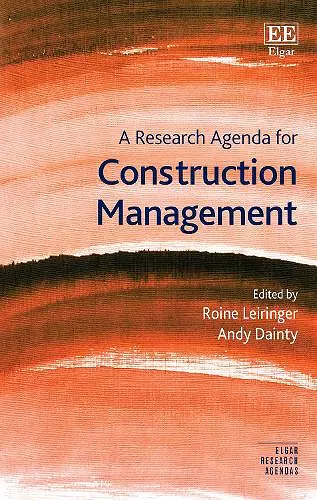 A Research Agenda for Construction Management cover