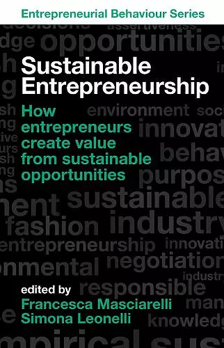 Sustainable Entrepreneurship cover