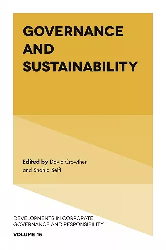 Governance and Sustainability cover