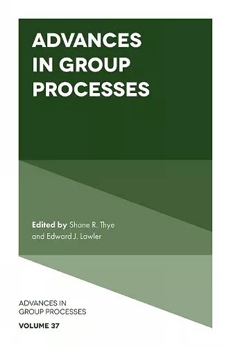 Advances in Group Processes cover