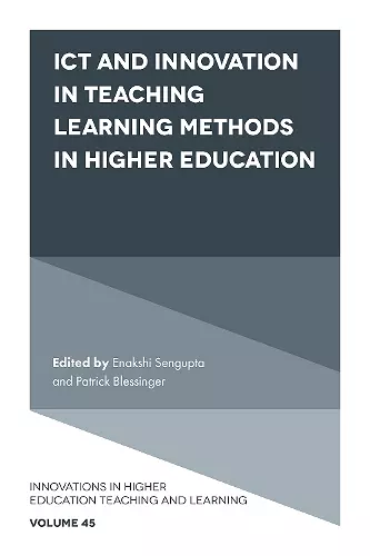 ICT and Innovation in Teaching Learning Methods in Higher Education cover