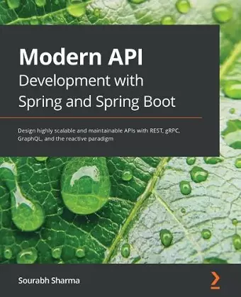 Modern API Development with Spring and Spring Boot cover