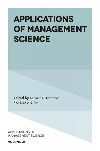 Applications of Management Science cover