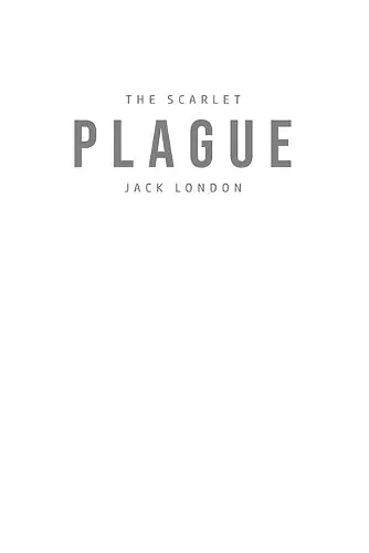 The Scarlet Plague cover