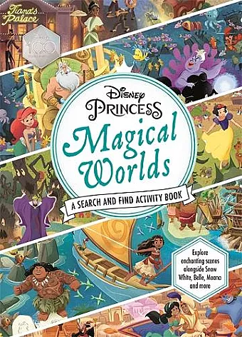 Disney Princess: Magical Worlds Search and Find Activity Book cover