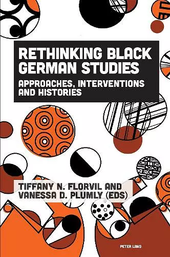 Rethinking Black German Studies cover