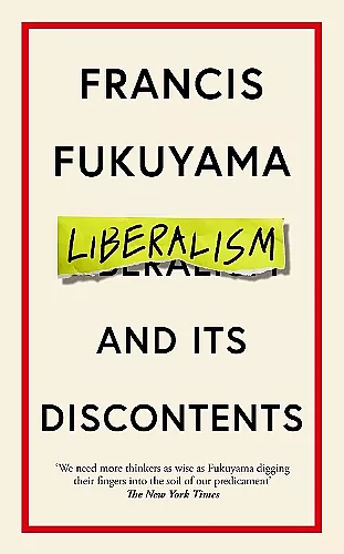 Liberalism and Its Discontents cover