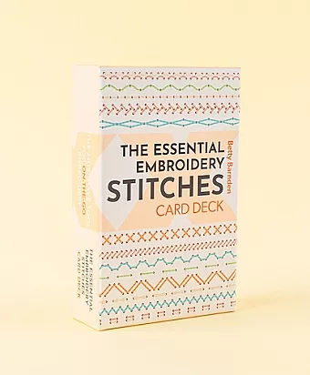 The Essential Embroidery Stitches Card Deck cover