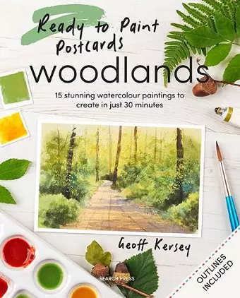 Ready to Paint Postcards: Woodlands cover