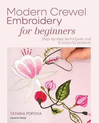 Modern Crewel Embroidery for Beginners cover