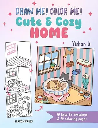 Draw me! Color me!: Cute & Cozy Home cover
