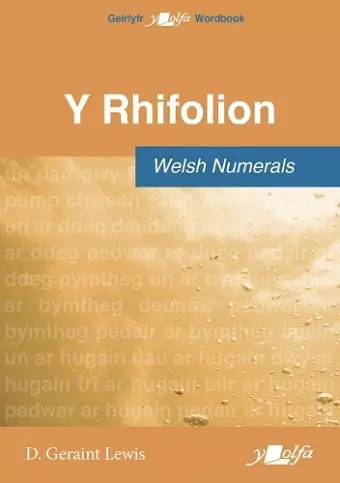 Rhifolion, Y / Welsh Numerals cover