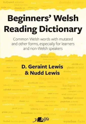 Beginners' Welsh Reading Dictionary cover