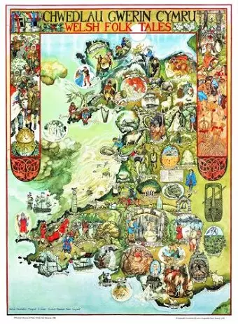 Poster Chwedlau Gwerin Cymru / Welsh Folk Tales Poster cover