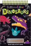 Scratch and Colour Dinosaurs cover