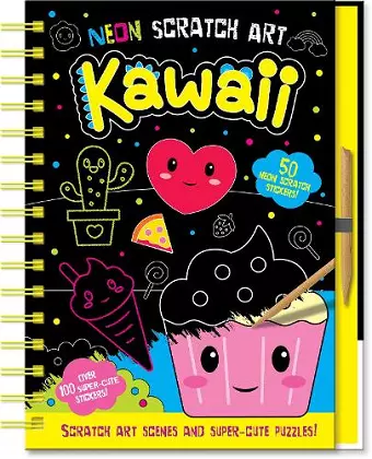 Neon Scratch Art Kawaii cover