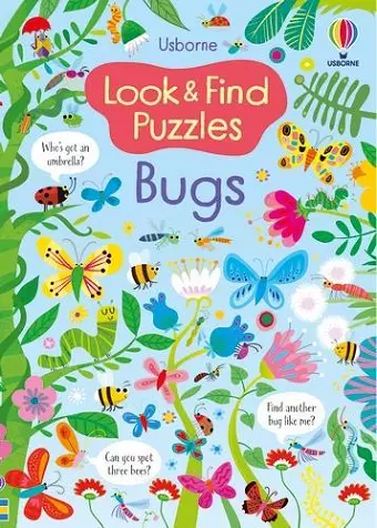 Look and Find Puzzles Bugs cover