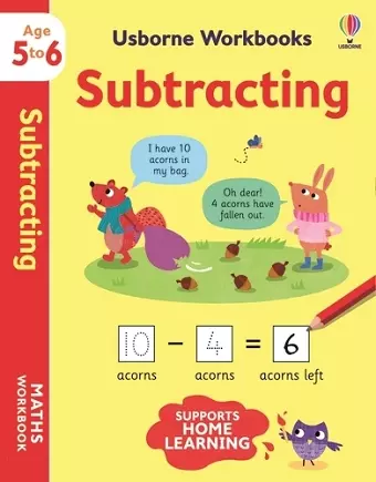 Usborne Workbooks Subtracting 5-6 cover