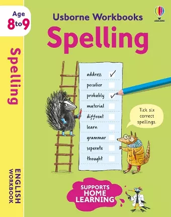 Usborne Workbooks Spelling 8-9 cover