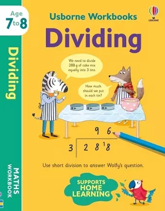 Usborne Workbooks Dividing 7-8 cover