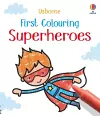 First Colouring Superheroes cover
