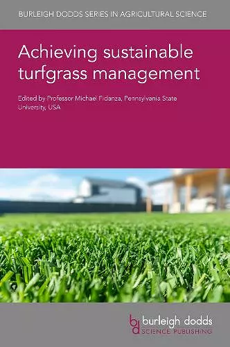 Achieving Sustainable Turfgrass Management cover