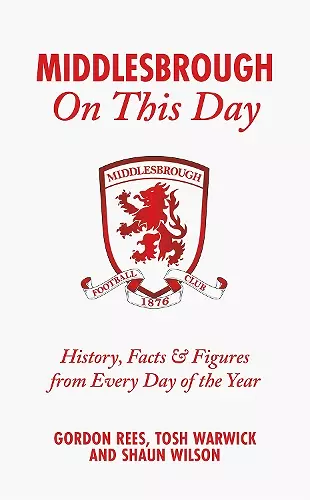 Middlesbrough On This Day cover