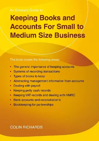 Keeping Books and Accounts for Small to Medium Size Business cover