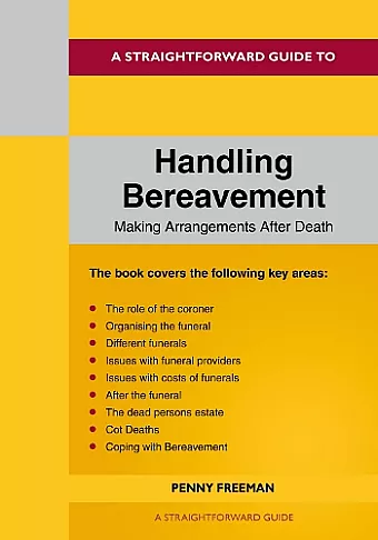 A Straightforward Guide To Handling Bereavement cover