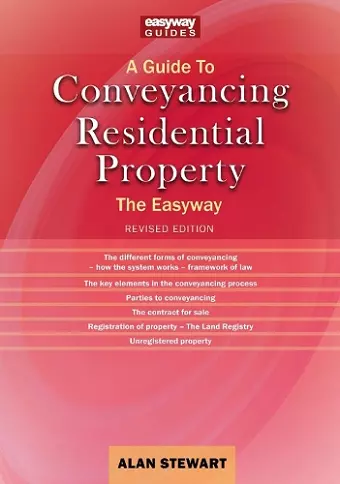A Guide to Conveyancing Residential Property cover