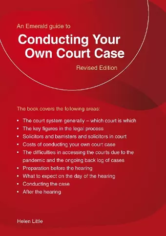 An Emerald Guide to Conducting Your Own Court Case cover