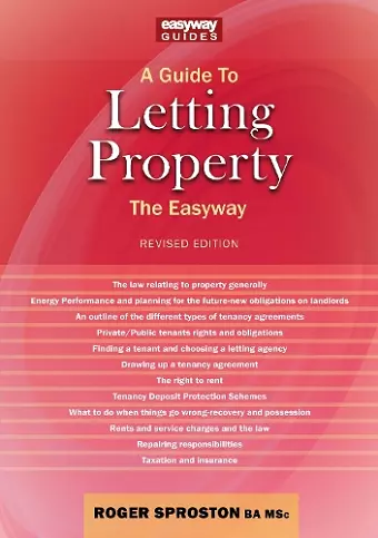 A Guide to Letting Property cover