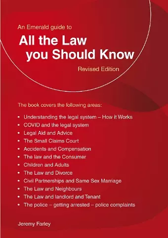 An Emerald Guide to all the Law You Should Know cover