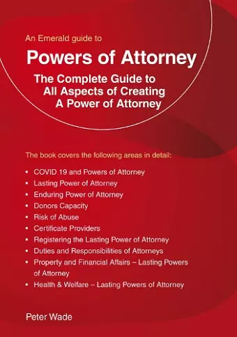 An Emerald Guide to Powers of Attorney cover