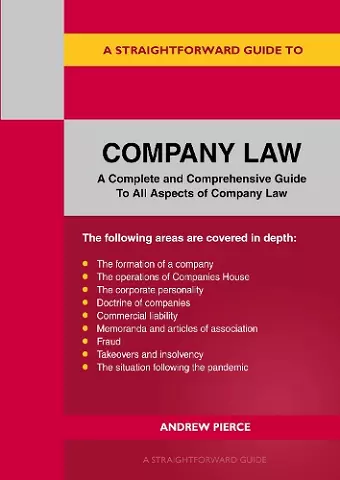 A Straightforward Guide to Company Law cover