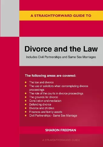 A Straightforward Guide to Divorce and the Law cover