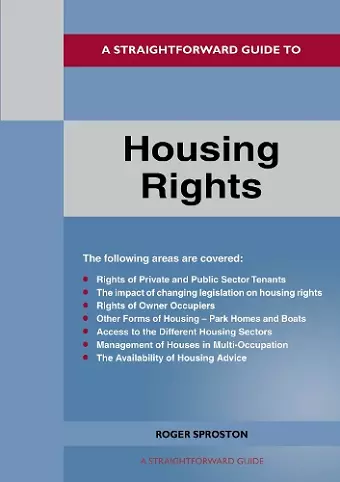 A Straightforward Guide to Housing Rights cover