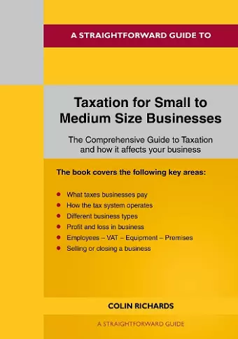 Taxation For Small To Medium Size Business cover
