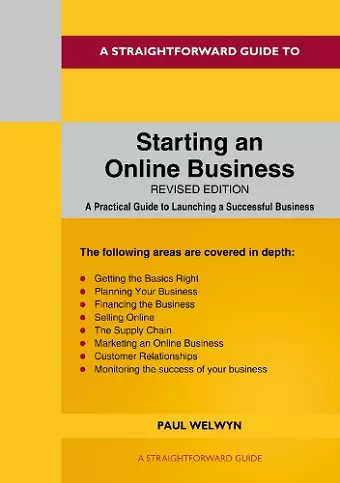 A Straightforward Guide to Starting An Online Business cover