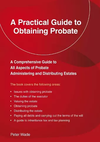 An Emerald Guide to a Practical Guide to Obtaining Probate cover