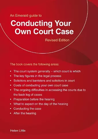 Conducting Your Own Court Case cover