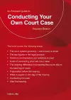 Conducting Your Own Court Case cover