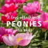 Love Affair with Peonies Calendar 2024, A cover