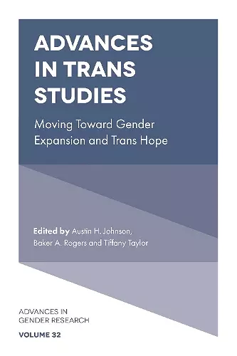 Advances in Trans Studies cover